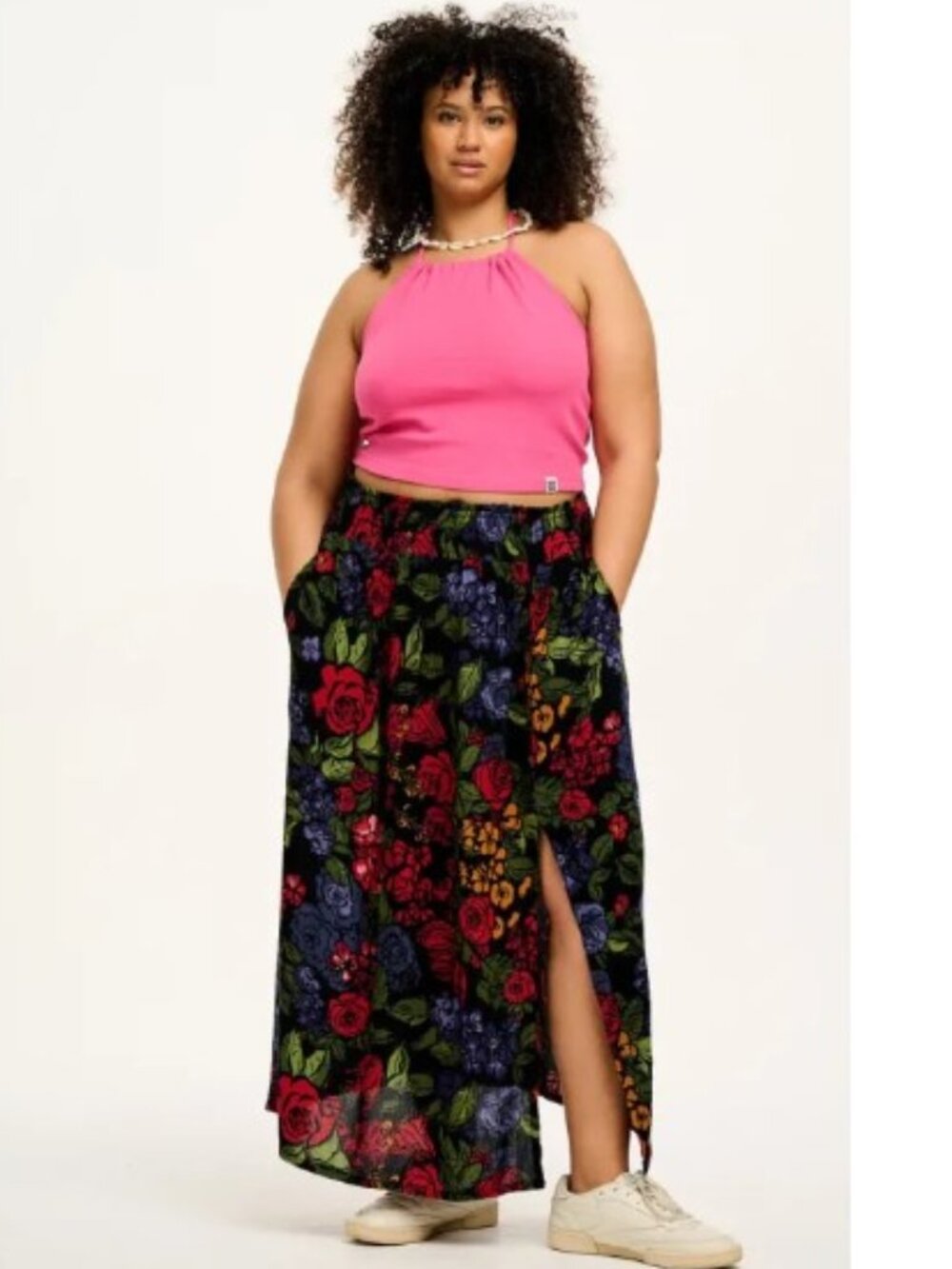 Lucy & Yak Poppy Elasticized Waist Skirt in Maria Print